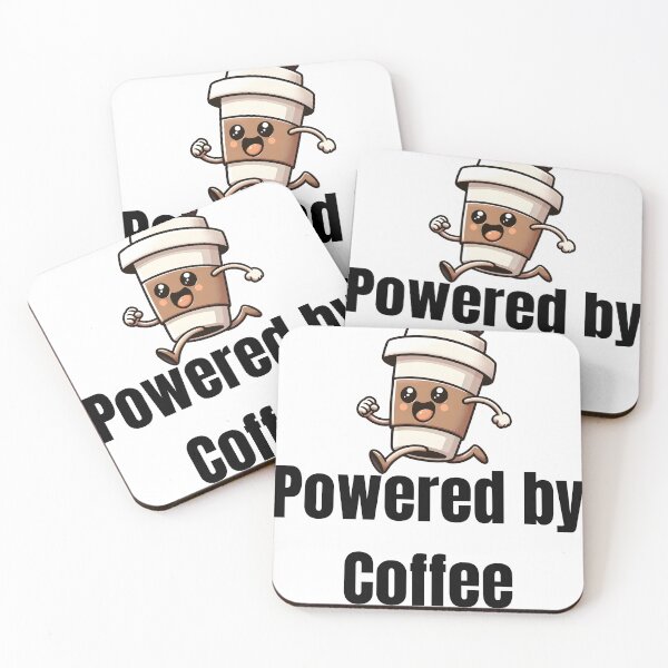 Item preview, Powered by Coffee designed and sold by Next&Dimension&Print.
