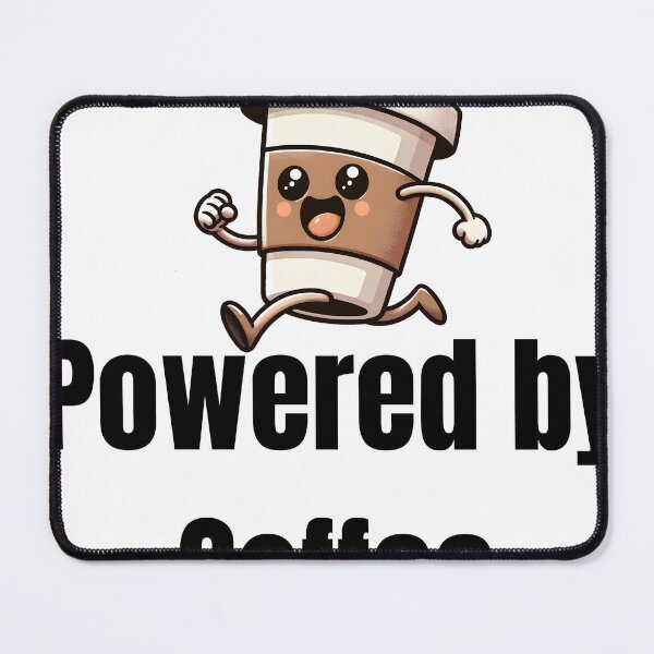 Item preview, Powered by Coffee designed and sold by Next&Dimension&Print.