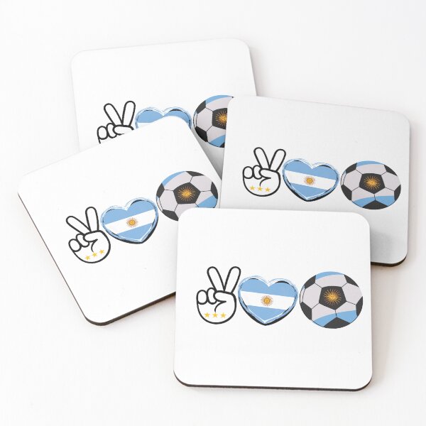 Item preview, Peace Love Argentina Soccer  designed and sold by ArgenDor Made.