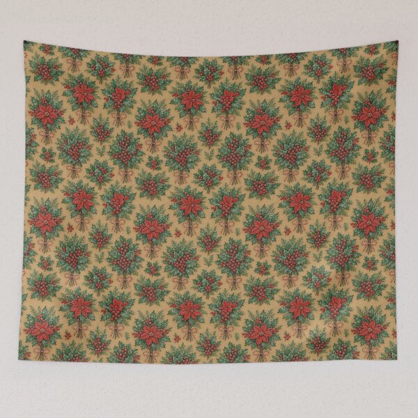 Item preview, Rustic Traditional Christmas Pattern designed and sold by TheMajesticMoo.