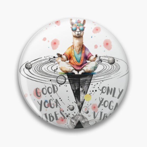 Item preview, Yoga Vibes - Meditating Llama Clipart - Funny Zen Animal  designed and sold by Rosa1977.