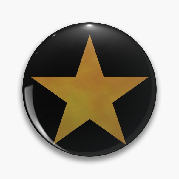Item preview, Golden Star on black - Calm, Sensory-Friendly designed and sold by CreaTwinkles.