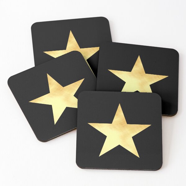 Item preview, Golden Star on black - Calm, Sensory-Friendly designed and sold by CreaTwinkles.