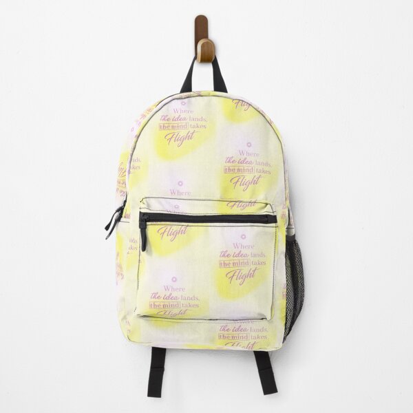 Item preview, WHERE THE IDEA LANDS, THE MIND TAKES FLIGHT-YELLOW designed and sold by LIS AND MELIVERSO.
