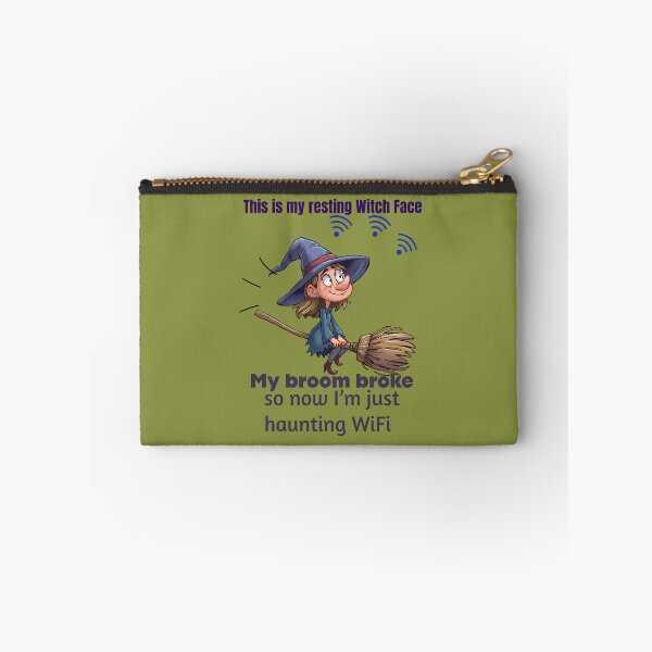 Item preview, This is Witch resting face, My broom broke so now am just hunting WIFI  designed and sold by Lunalayer Boutique .