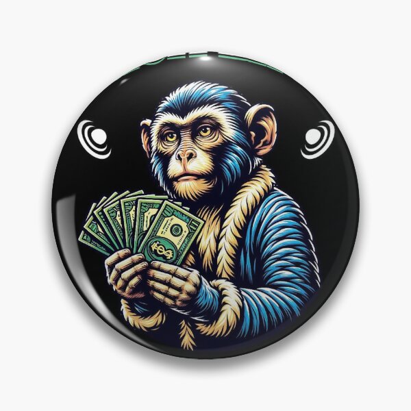 Item preview, Rich monkey and coins designed and sold by Grafikso.