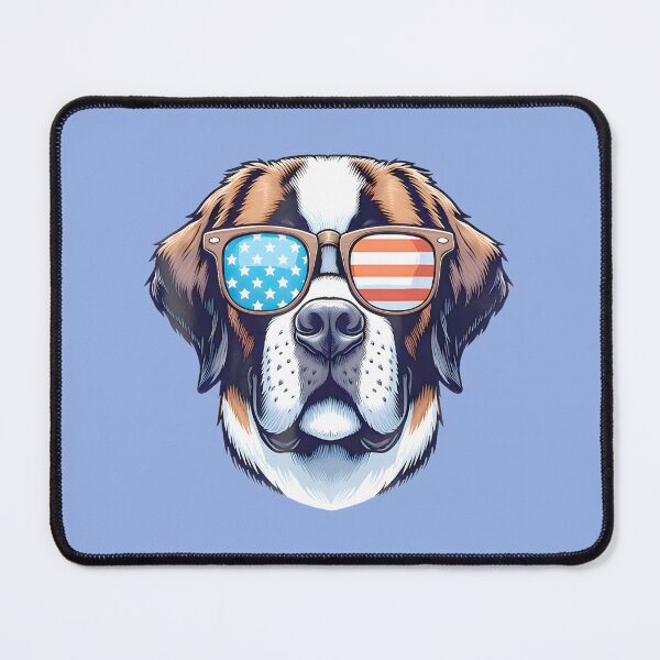 Item preview, Patriotic Saint Bernard Usa Flag Sunglasses Pup By Merch, Limited Edition, Perfect Gift For You And designed and sold by Timothy Long.