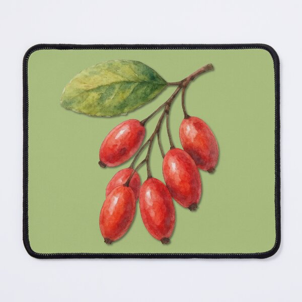 Item preview, A Watercolor Sprig of Vibrant Barberries designed and sold by IraBum.