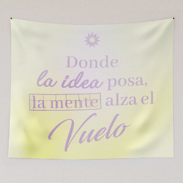 Item preview, WHERE THE IDEA LANDS, THE MIND TAKES FLIGHT-DEEP MAUVE designed and sold by LIS AND MELIVERSO.