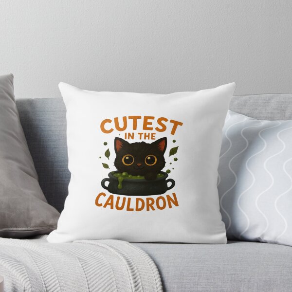 Item preview, Cutest in the Cauldron Black Cat Design designed and sold by Liv Solara.
