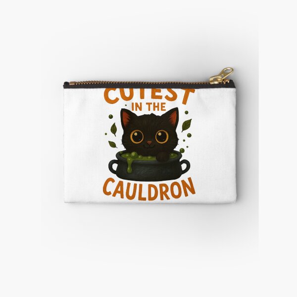 Aperçu de l'œuvre Le design du chat noir le plus mignon du chaudron créée et vendue par Liv Solara.