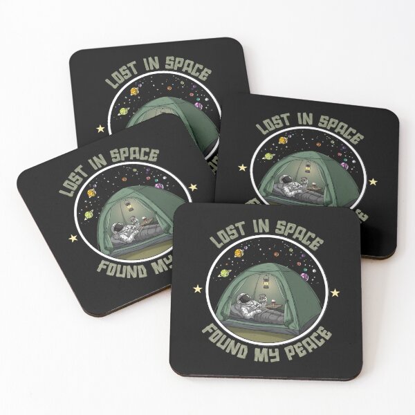 Item preview, Lost in Space Found My Peace – Astronaut Camping in Space designed and sold by SidTastic .