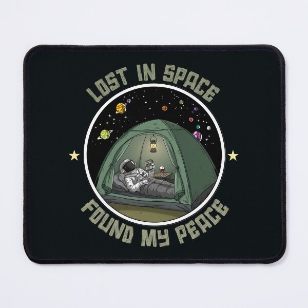 Item preview, Lost in Space Found My Peace – Astronaut Camping in Space designed and sold by SidTastic .