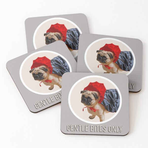 Item preview, Diego the Pug - Vampire Costume - Gentle Bites Only - Spooky Time Collection designed and sold by 9VoltGorilla.