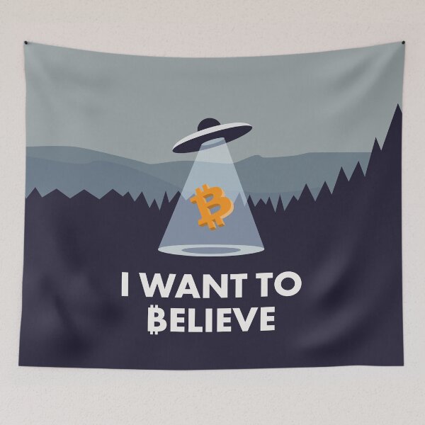 Item preview, I want to believe - BTC edition designed and sold by bembureda.
