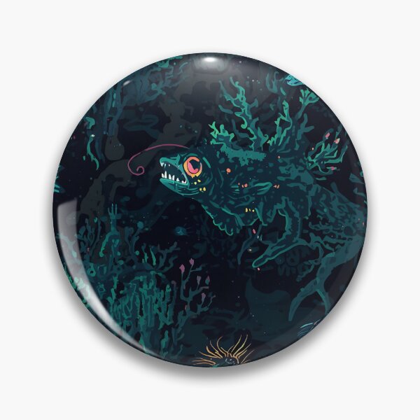 Item preview, Midnight Coral Garden: Detailed Deep Sea Foliage Pattern in Gothic Teal and Black designed and sold by MoonlitDoodles1.