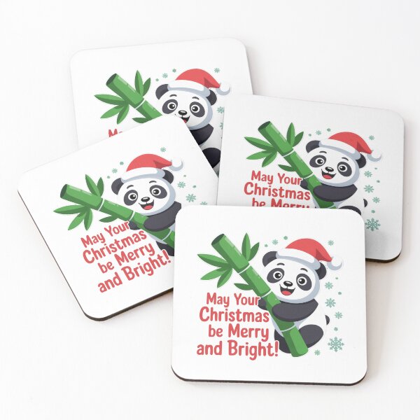 Item preview, Cute Panda Christmas Gift Cheerful Festive Holiday Art designed and sold by chattsuede.