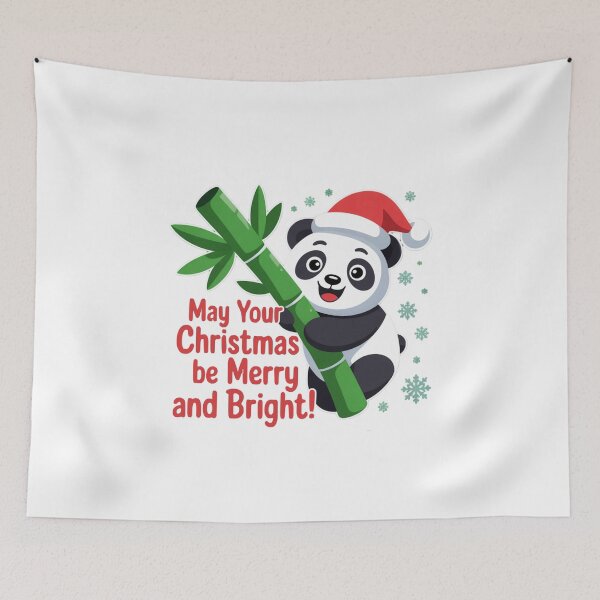 Item preview, Cute Panda Christmas Gift Cheerful Festive Holiday Art designed and sold by chattsuede.