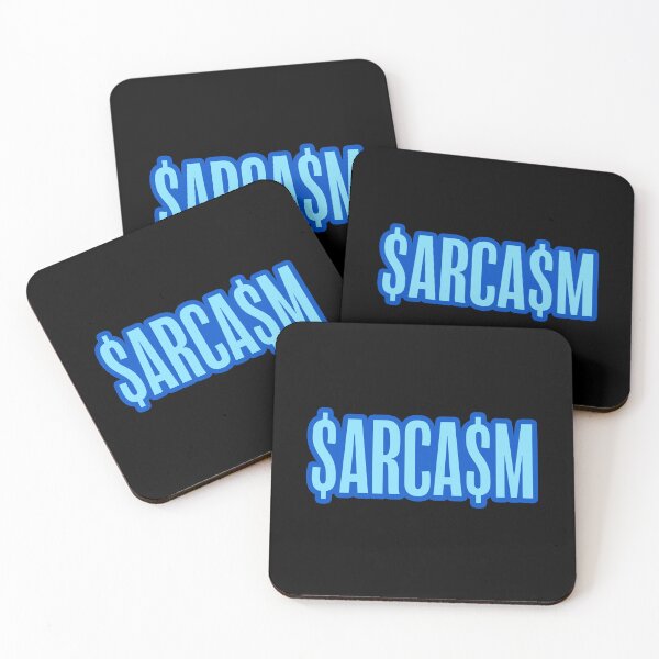 Item preview, $ARCA$M Sarcasm Dollars, Blue Outline designed and sold by Memes N Lore .