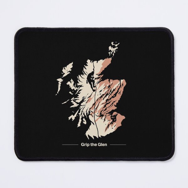 Item preview, Scotland Topographic Climbing | Grip the Glen Highland Map designed and sold by Loom on the Loch.