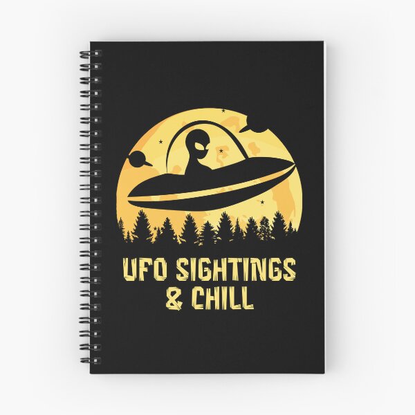 Item preview, UFO Sightings and Chill designed and sold by SunsetReverie.