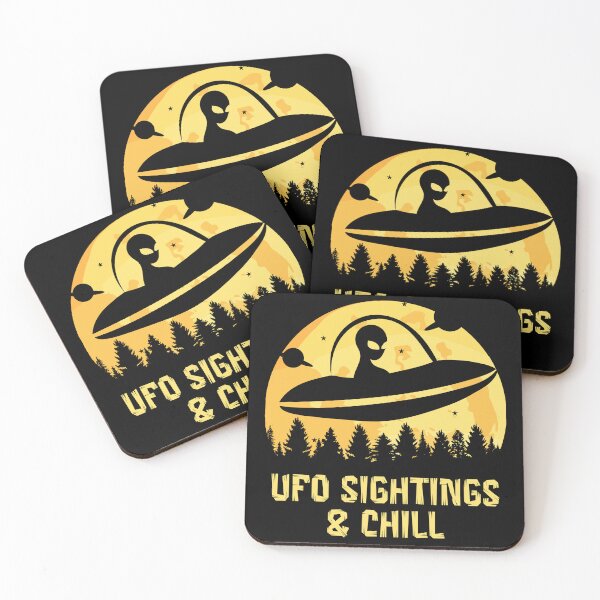 Item preview, UFO Sightings and Chill designed and sold by SunsetReverie.