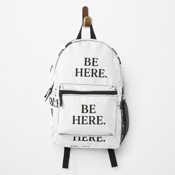 Item preview, Be Here – Minimal Mindfulness Quote Design designed and sold by Byarasstudio.