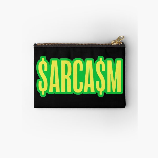 Item preview, $ARCA$M Sarcasm Dollars Green Outline designed and sold by Memes N Lore .