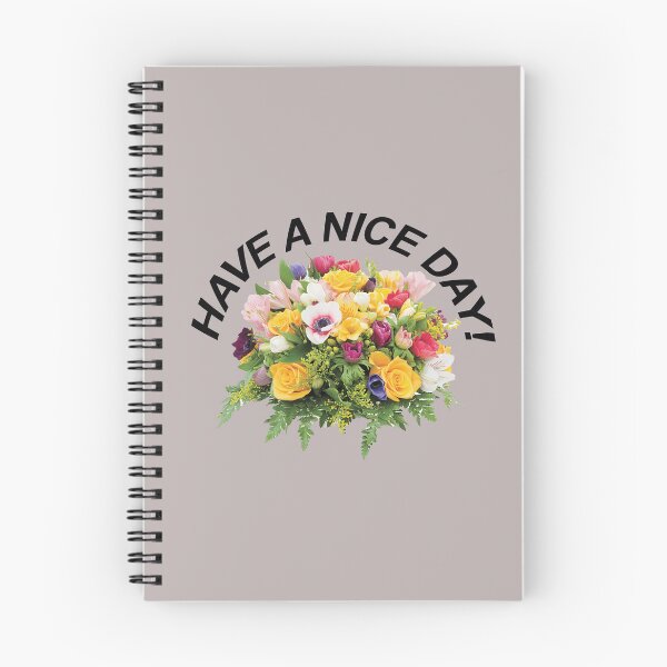 Item preview, Have a Nice Day Greetings with Spring Flowers designed and sold by PVTCreations.