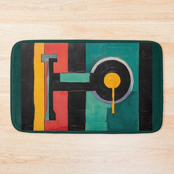Item preview, Dynamic Abstract Geometric Design with Bold Contrasting Colors and Interacting Shapes designed and sold by OlfactoART Studio.