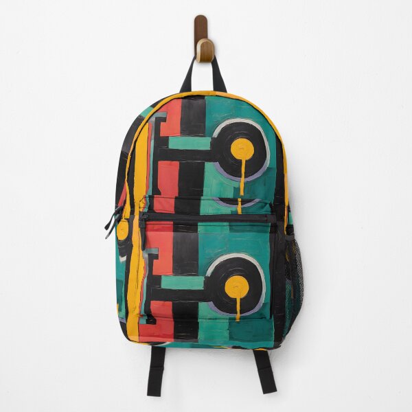 Item preview, Dynamic Abstract Geometric Design with Bold Contrasting Colors and Interacting Shapes designed and sold by OlfactoART Studio.