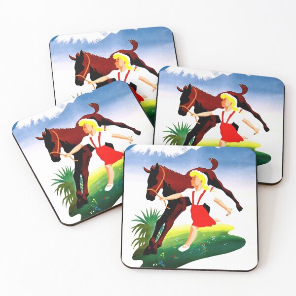 Item preview, Vintage Merano Travel Poster | Art Deco & Folk Art Style | South Tyrol Italy | Alps Scenic Print | Traditional Girl  Horse designed and sold by artofuniverse.