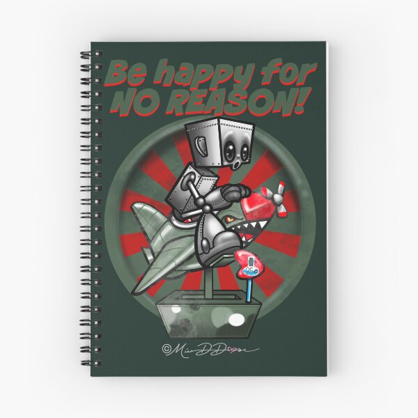 Item preview, Doodle Bots Book 1- Be Happy For NO REASON! designed and sold by MetroINKbooks.