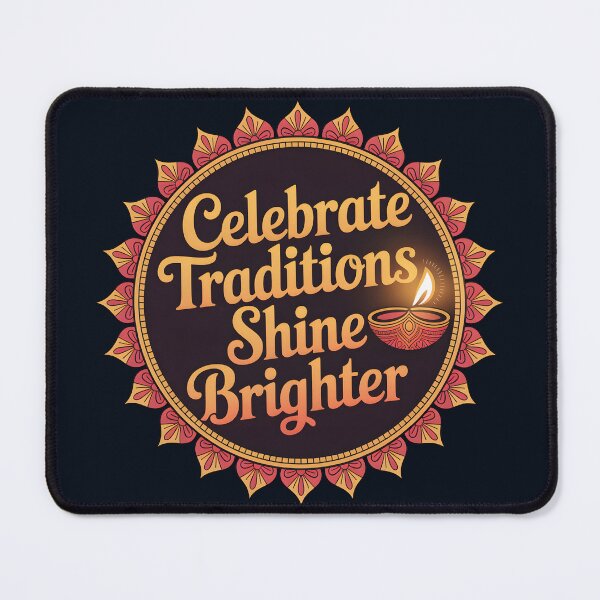 Item preview, Celebrate Traditions, Shine Brighter – Rangoli-Inspired Diwali Design designed and sold by Jollys-ArtShop.