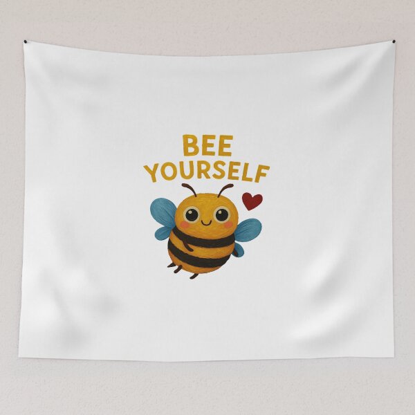 Item preview, Bee Yourself Cute Positive Bee Design designed and sold by Liv Solara.