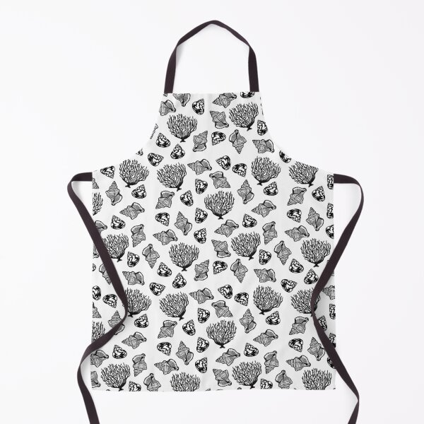 Item preview, Shells and Coral Repeat Print on Transparent Background designed and sold by Kimberley Eddy.