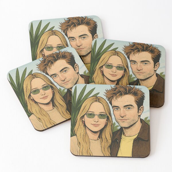 Item preview, Jennifer Lawrence and Robert Pattinson style designed and sold by PopCultureAndStuff.