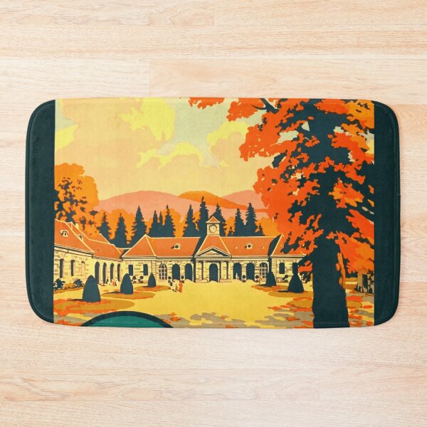Item preview, Vintage Travel Poster | Luxeuil-les-Bains Art Deco | Eastern Railway France | Spa Destination Print | Autumn Colors & Elegance designed and sold by artofuniverse.