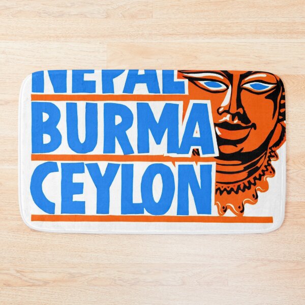 Item preview, Vintage South Asia Travel Poster | Luxury Trip of the Year | India Nepal Burma Ceylon | Mid-Century Art & Decor designed and sold by artofuniverse.