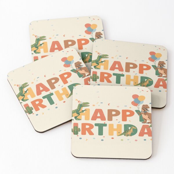 Item preview, Happy Birthday Dinosaurs designed and sold by DreamistStore.