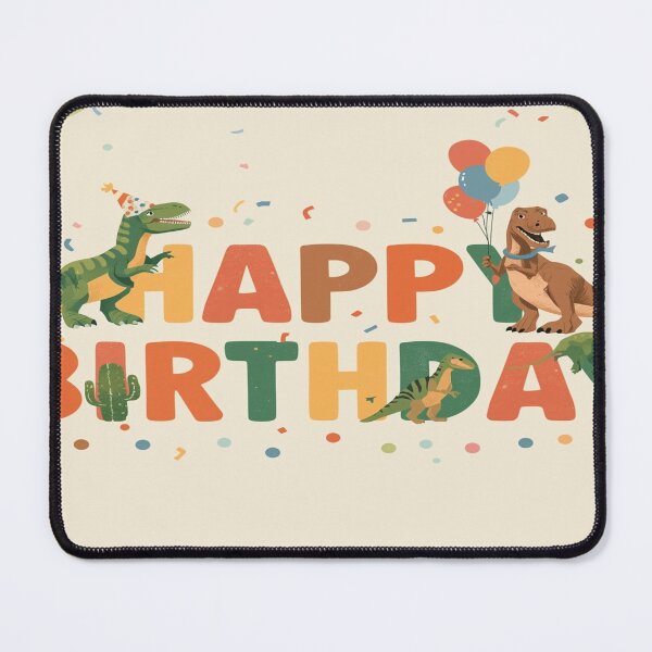 Item preview, Happy Birthday Dinosaurs designed and sold by DreamistStore.