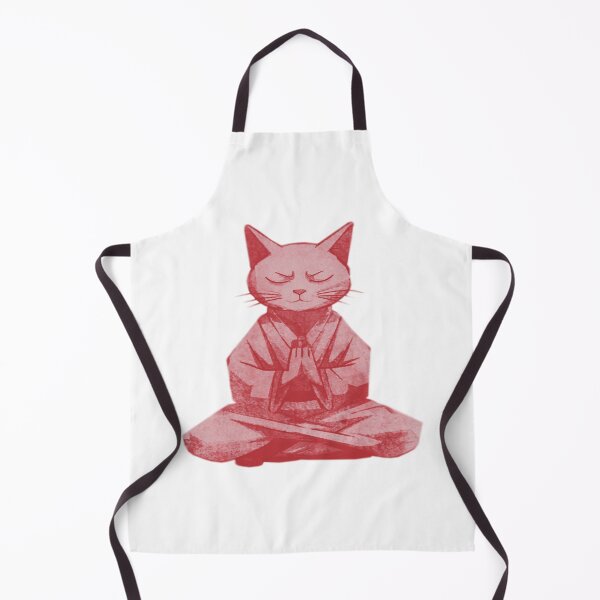Item preview, Meditating Monk Cat designed and sold by kinpirks.
