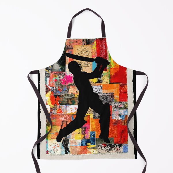 Item preview, Cricket Player Abstract Colorful Action Silhouette Art designed and sold by PlanetEye Designs.