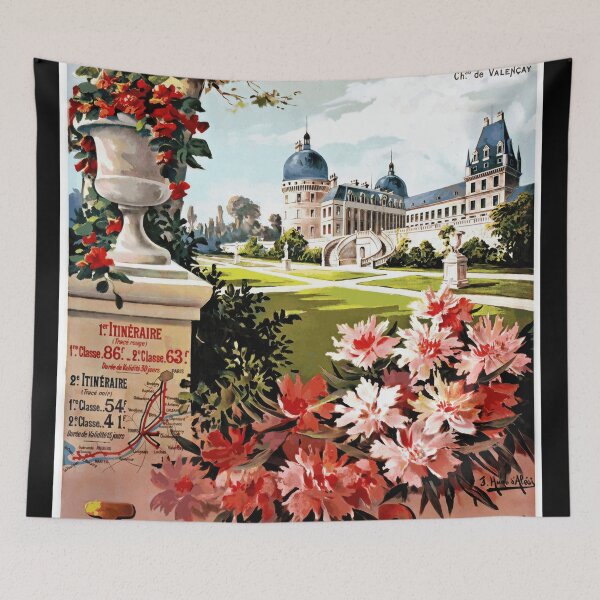 Artikelvorschau, Vintage Reiseposter | Hugo d'Alési Kunst | Orleans-Eisenbahn | Schloss Valençay | Jugendstil | Loiretal Frankreich entworfen und verkauft von artofuniverse.