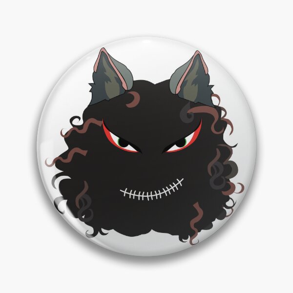 Item preview, Creepy Smirking Curly Haired Monster designed and sold by Vector Woofs.