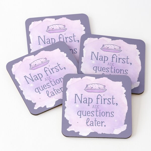 Item preview, ​The Napping Motto: Nap First, Ask Questions Later designed and sold by La Velmoréa.