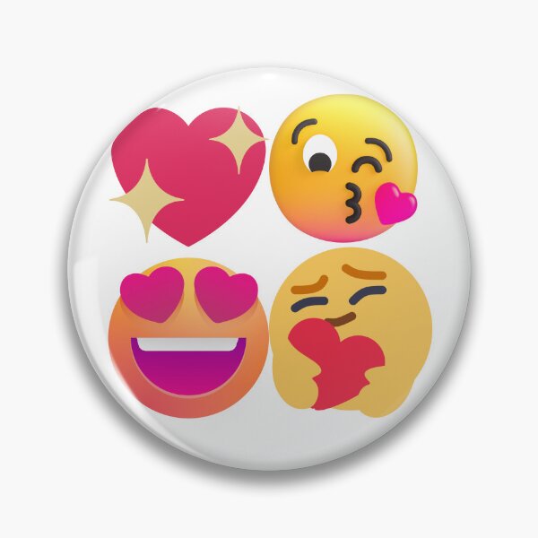 Item preview, Sparkle Heart & Kiss Emoji Sticker | Cute Love Expression Gift  designed and sold by NewIndianProducts.