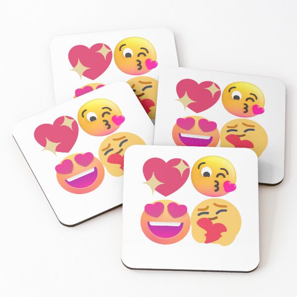Item preview, Sparkle Heart & Kiss Emoji Sticker | Cute Love Expression Gift  designed and sold by NewIndianProducts.