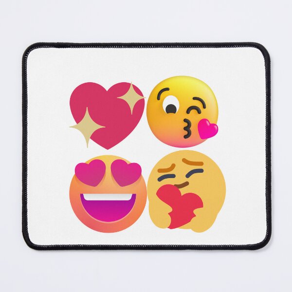 Item preview, Sparkle Heart & Kiss Emoji Sticker | Cute Love Expression Gift  designed and sold by NewIndianProducts.