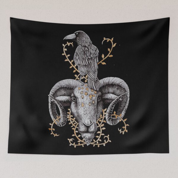 Item preview, Raven goat designed and sold by Laurent Cazuguel.